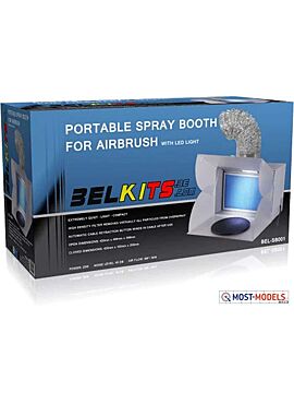 Belkits Portable Spray Booth 2 with LED lights 